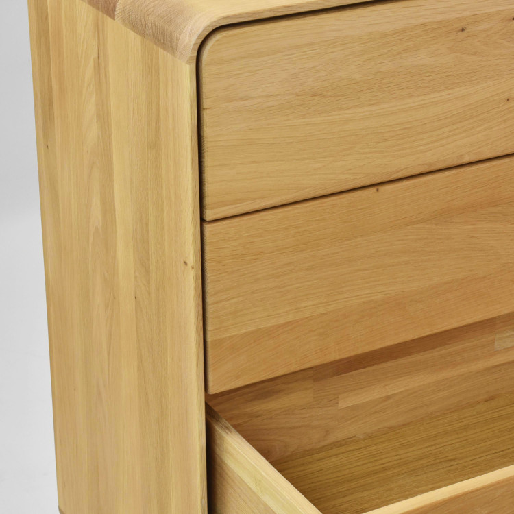 Eichenkommode Avalon 4 Schubladen 120 cm – natur Eiche