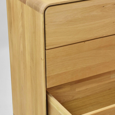 Eichenkommode Avalon 4 Schubladen 120 cm – natur Eiche