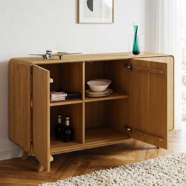 Eichenkommode Avalon 3 Türen 134 cm – Eiche natural