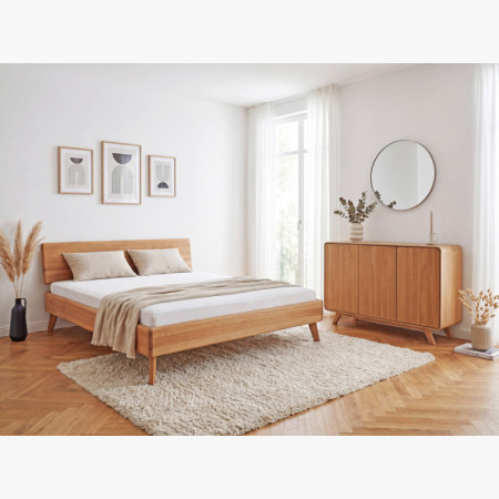 Eichenkommode Avalon 3 Türen 134 cm – Eiche natural