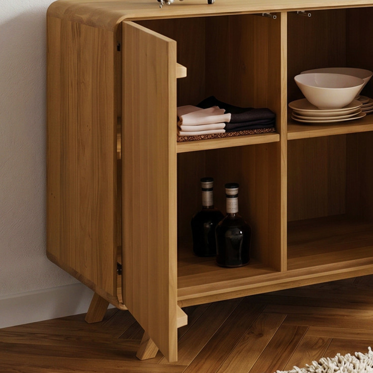 Eichenkommode Avalon 3 Türen 134 cm – Eiche natural