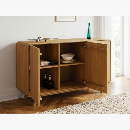 Eichenkommode Avalon 3 Türen 134 cm – Eiche natural