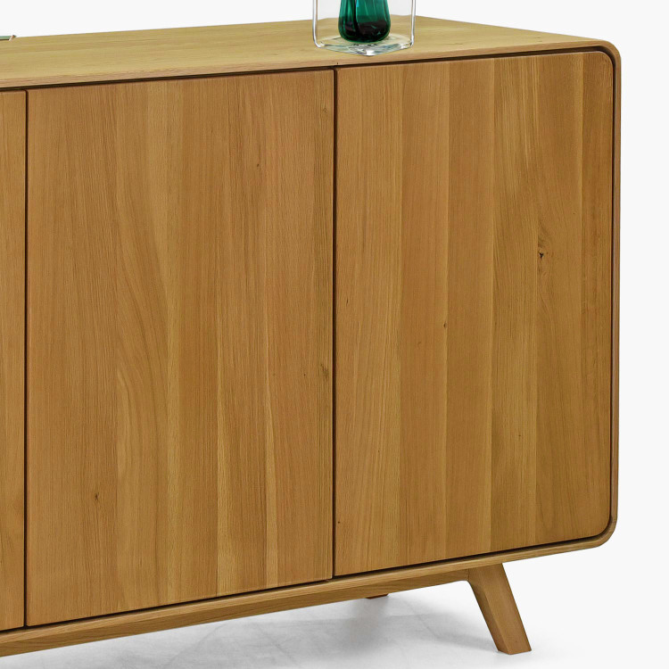 Eichenkommode Avalon 3 Türen 134 cm – Eiche natural