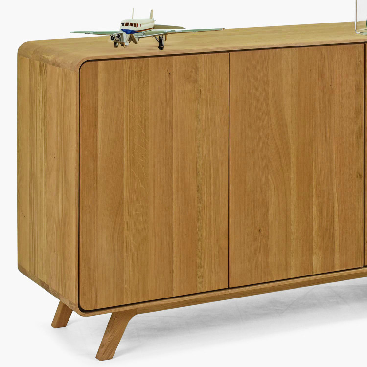 Eichenkommode Avalon 3 Türen 134 cm – Eiche natural