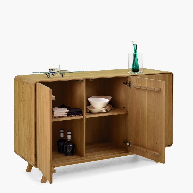 Eichenkommode Avalon 3 Türen 134 cm – Eiche natural