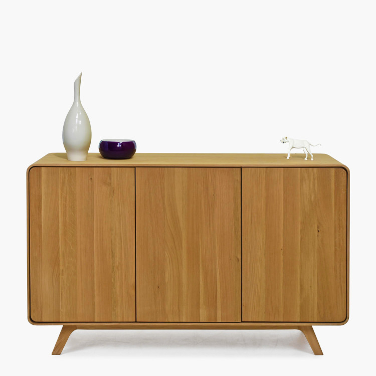 Eichenkommode Avalon 3 Türen 134 cm – Eiche natural