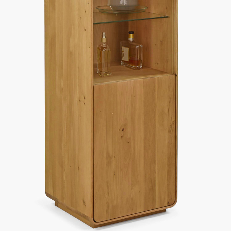 Massive Vitrine Avalon 1-türig Eiche natural