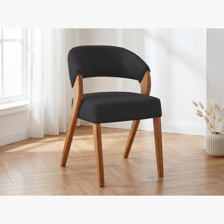 Designluxusstuhl - Eiche, Almondo