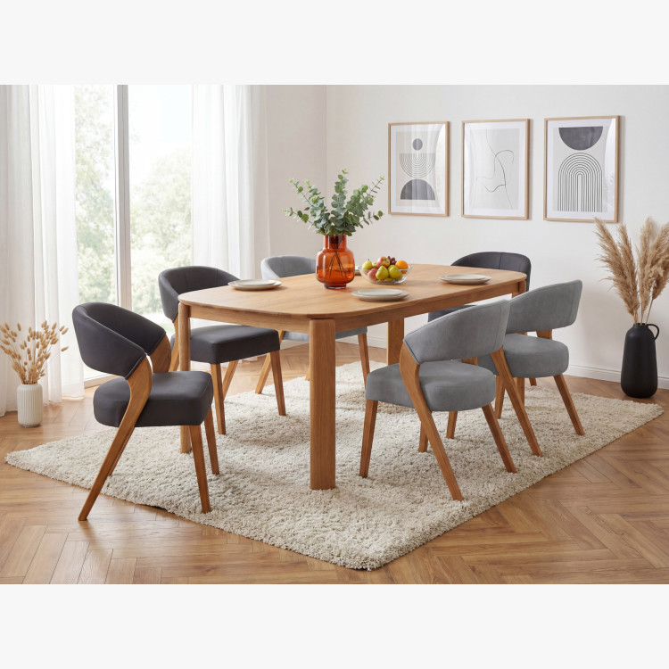 Designluxusstuhl - Eiche, Almondo