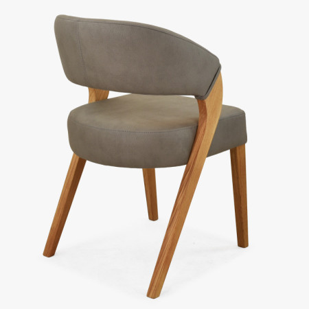 Designluxusstuhl - Eiche, Almondo - Taupe