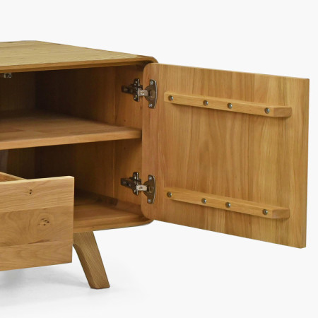 Massive Eichen TV-Kommode 180 cm Avalon Eiche natural