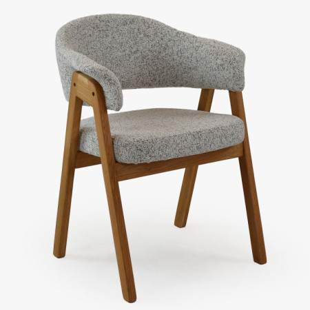 Moderne Stühle mit Armlehnen, grau