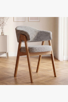 Moderne Stühle mit Armlehnen, grau 2