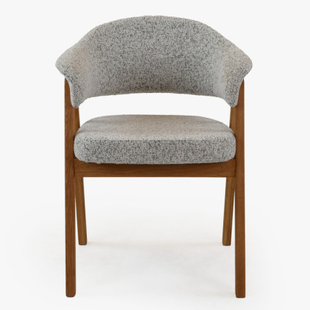 Moderne Stühle mit Armlehnen, grau