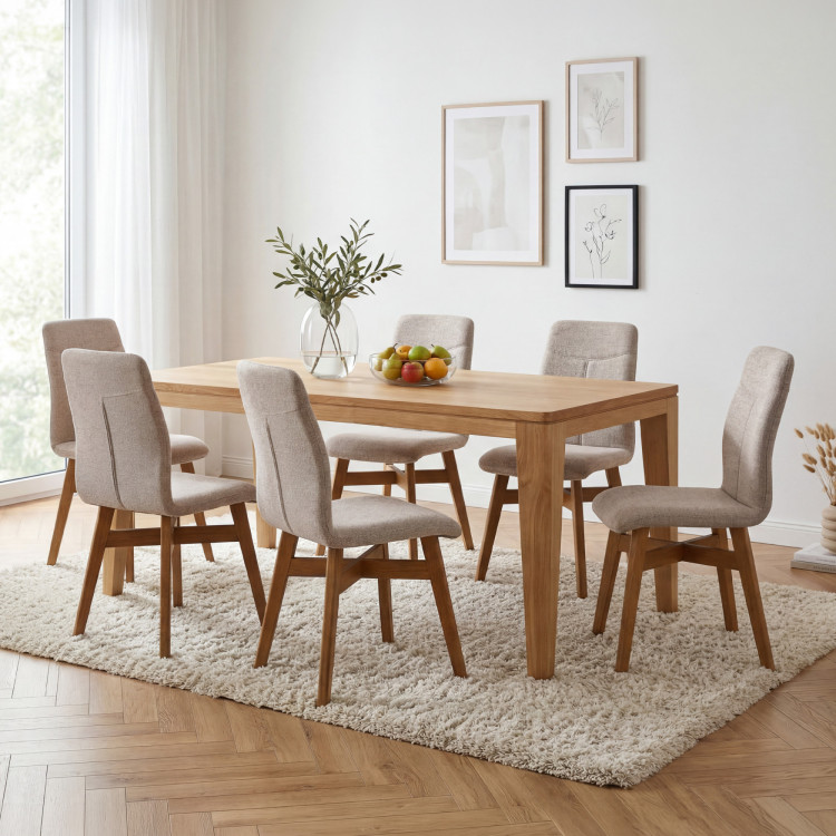 Esszimmerstuhl YORK, grau - easy clean