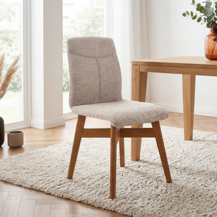 Esszimmerstuhl YORK, grau - easy clean