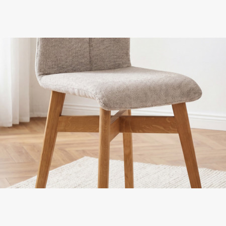 Esszimmerstuhl YORK, grau - easy clean