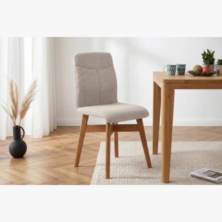 Esszimmerstuhl YORK, grau - easy clean