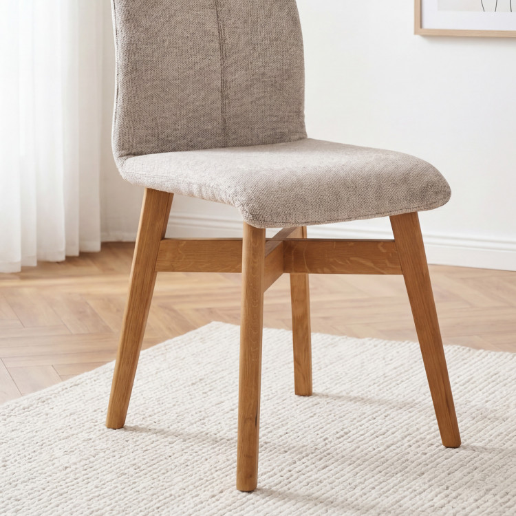 Esszimmerstuhl YORK, grau - easy clean