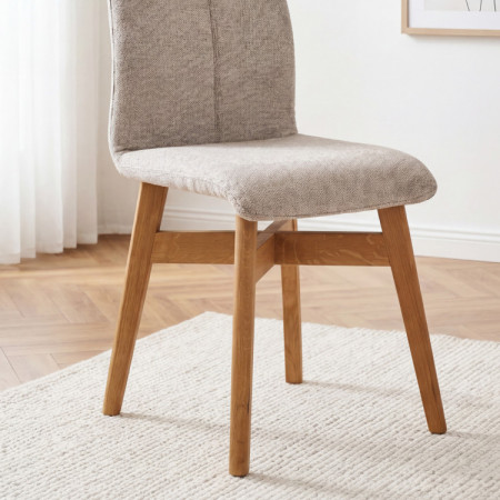 Esszimmerstuhl YORK, grau - easy clean