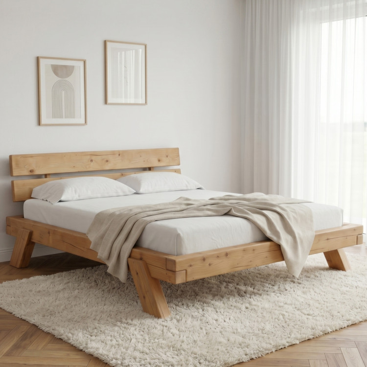 Massives Fichtenbett 180 × 200 cm - Lienka