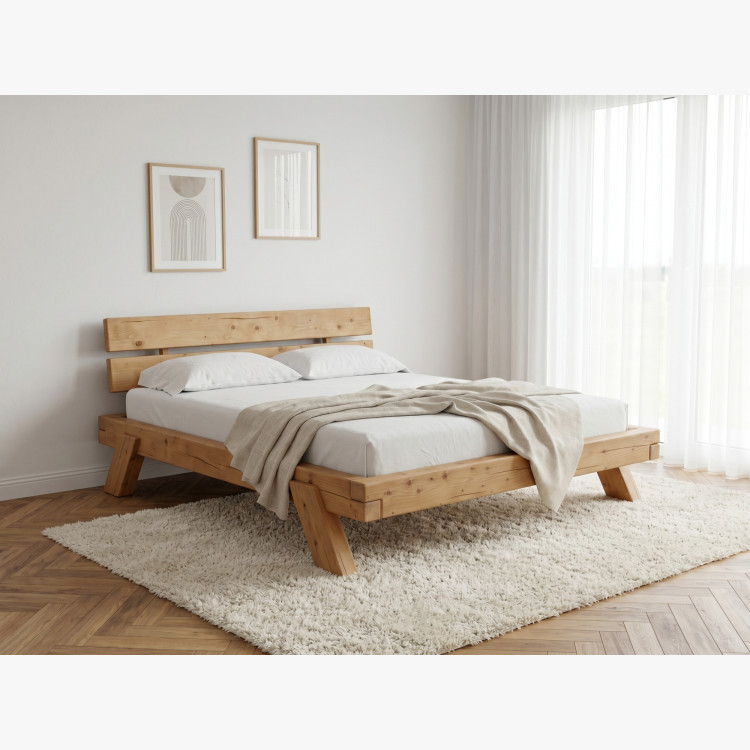 Massives Fichtenbett 180 × 200 cm - Lienka