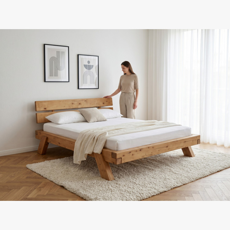 Massives Fichtenbett 180 × 200 cm - Lienka