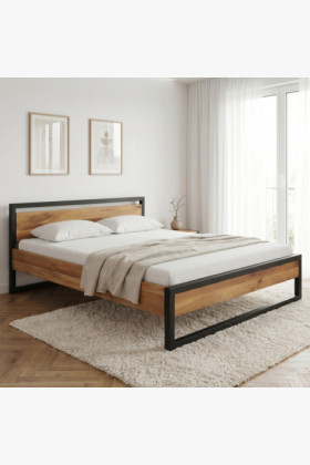 Massives Eichenbett Boss 180 x 200 cm