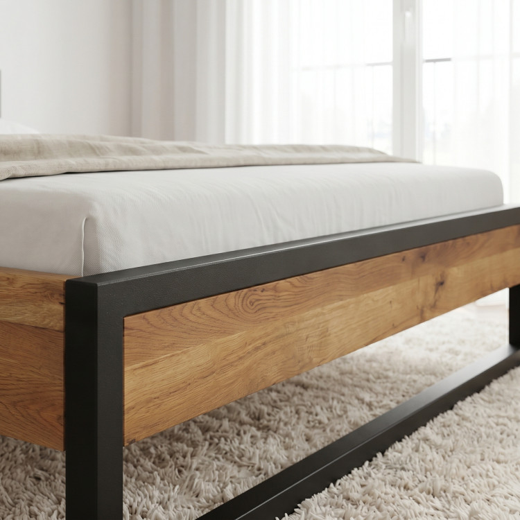 Massives Eichenbett Boss 180 x 200 cm