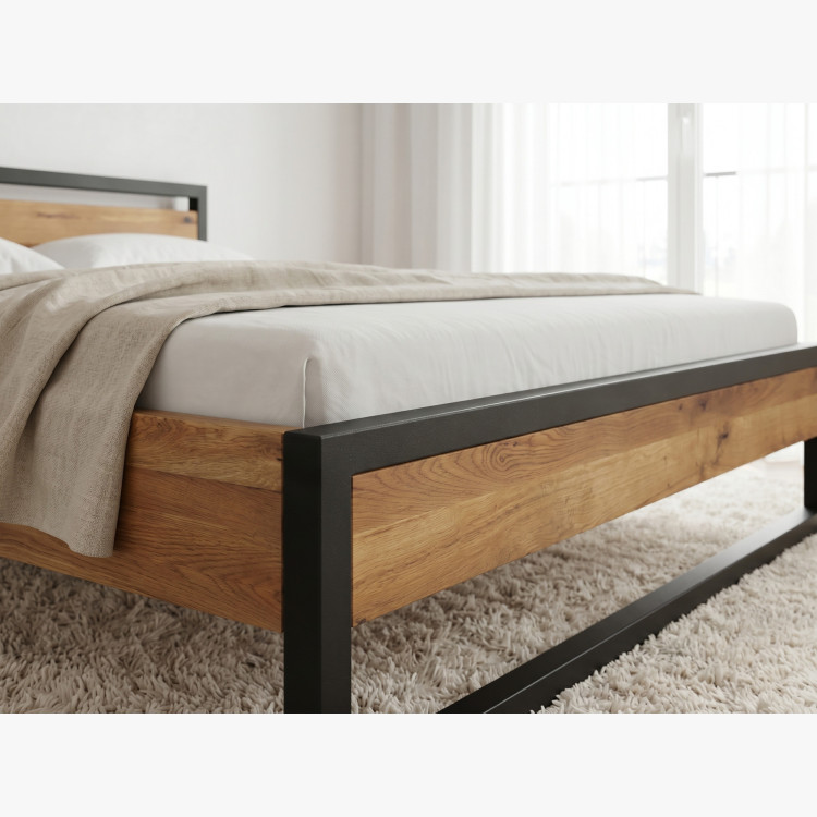 Massives Eichenbett Boss 180 x 200 cm