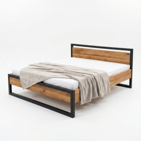 Massives Eichenbett Boss 180 x 200 cm