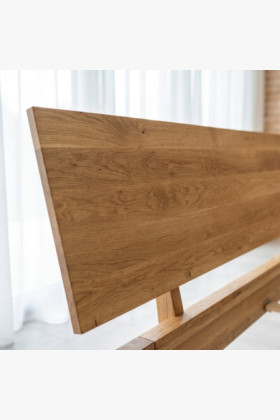 Ehebett aus Eiche Queen 180x200 cm – Massivholz 2