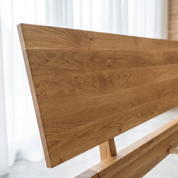 Ehebett aus Eiche Queen 180x200 cm – Massivholz