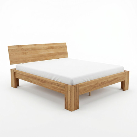 Ehebett aus Eiche Queen 180x200 cm – Massivholz