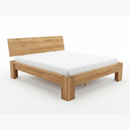 Ehebett aus Eiche Queen 180x200 cm – Massivholz