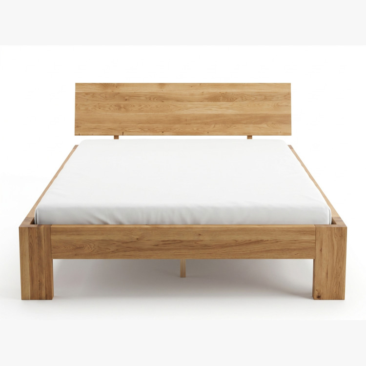 Ehebett aus Eiche Queen 180x200 cm – Massivholz