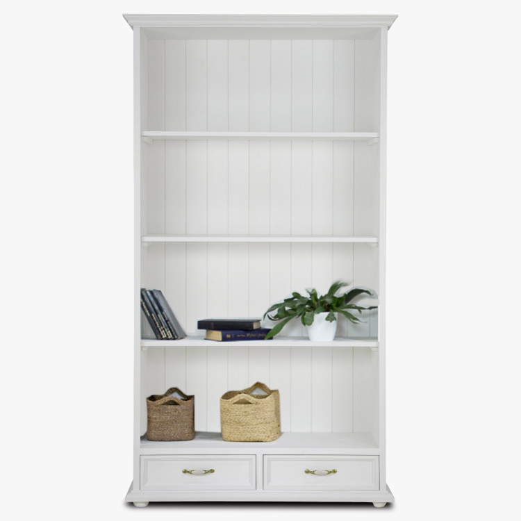 Bibliothek im Provence-Stil Weiß Patina