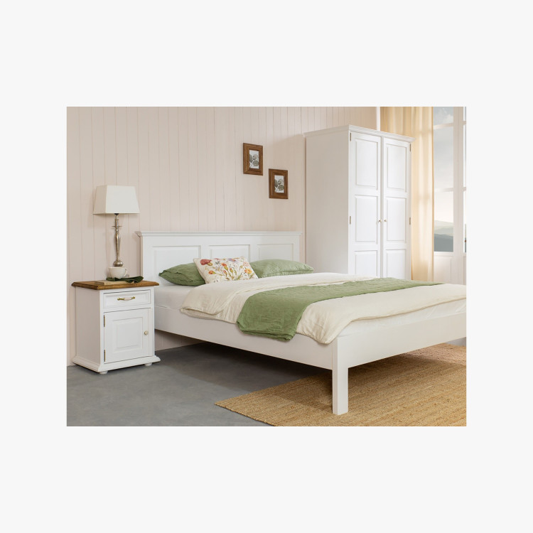 Nachttisch Provence Weiß Patina