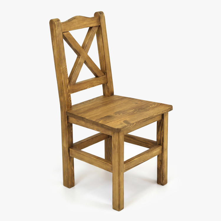 Esstisch und rustikale Stühle