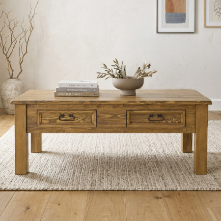 Rustikaler XL Couchtisch