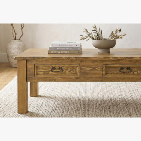 Rustikaler XL Couchtisch