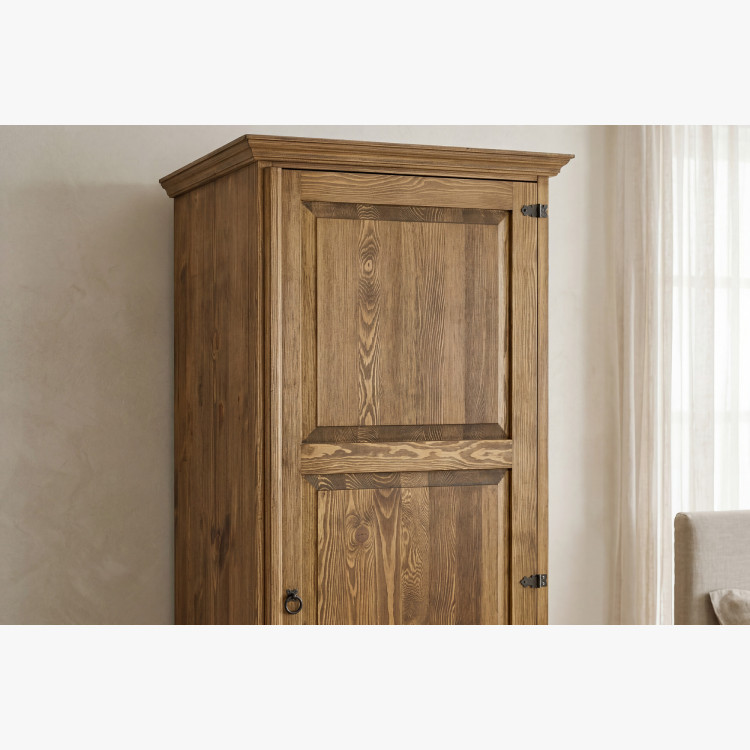 Kleiderschrank mit einer Tür fürs Schlafzimmer