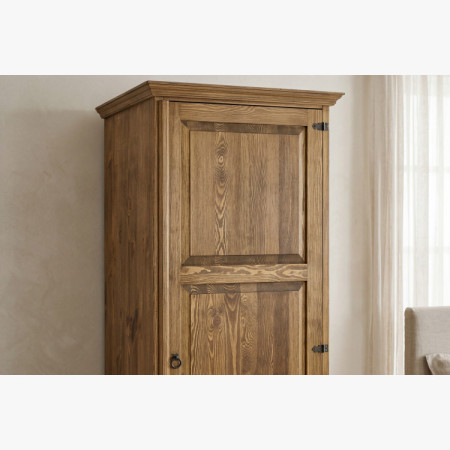 Kleiderschrank mit einer Tür fürs Schlafzimmer