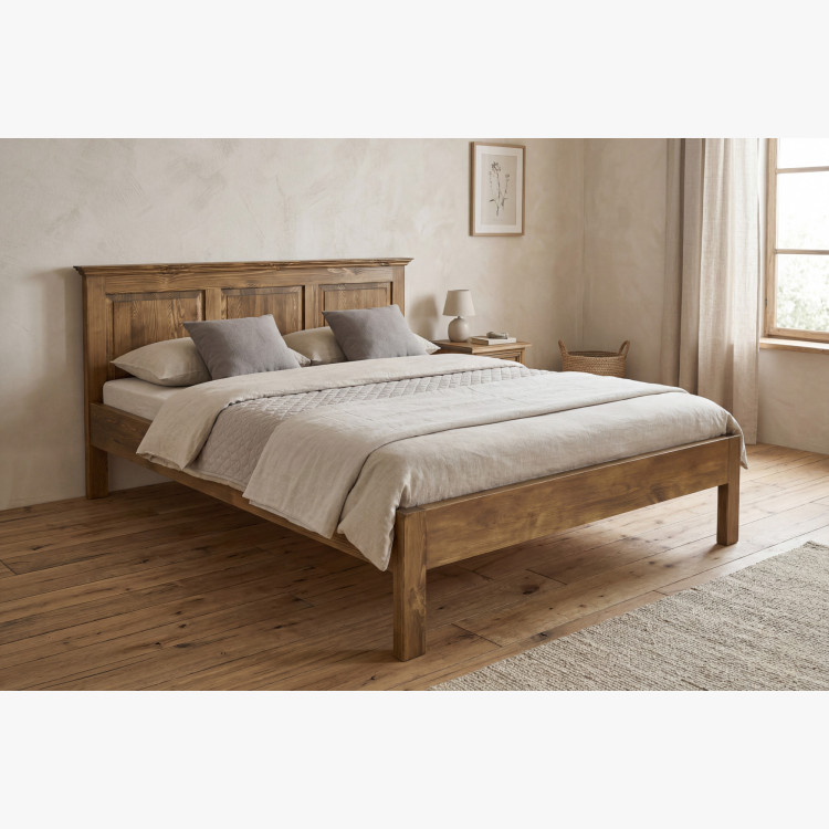 Doppelbett im rustikalen Stil 180 x 200