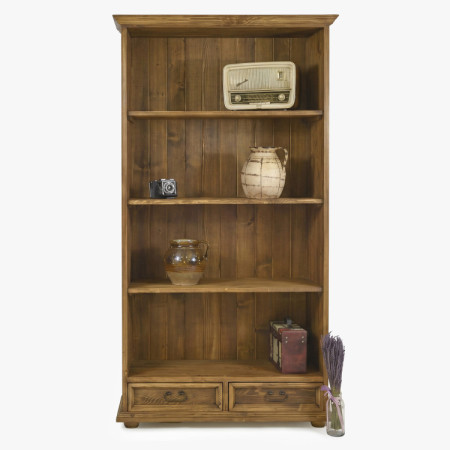 Bücherregal im rustikalen Stil