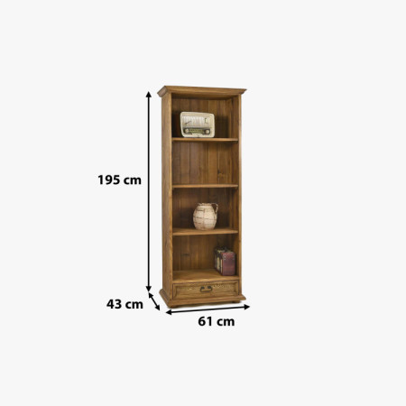 Bücherregal fürs Esszimmer im Landhausstil