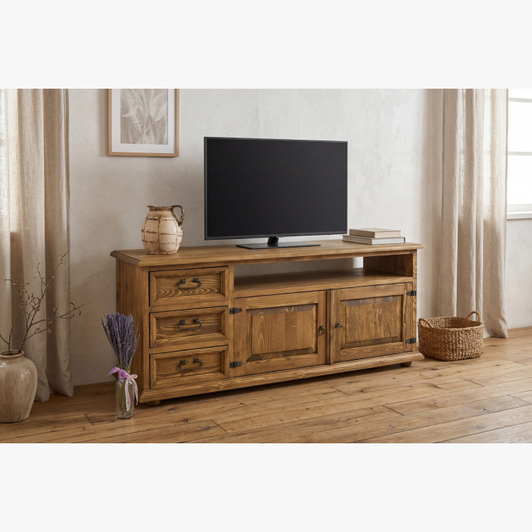 Landhaus TV-Kommode aus Massivholz Typ 107