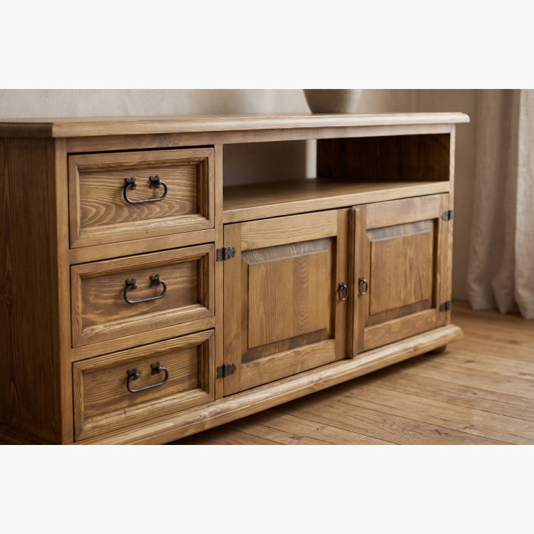 Landhaus TV-Kommode aus Massivholz Typ 107
