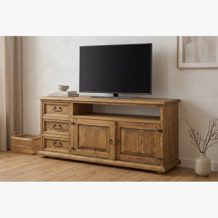 Landhaus TV-Kommode aus Massivholz Typ 107