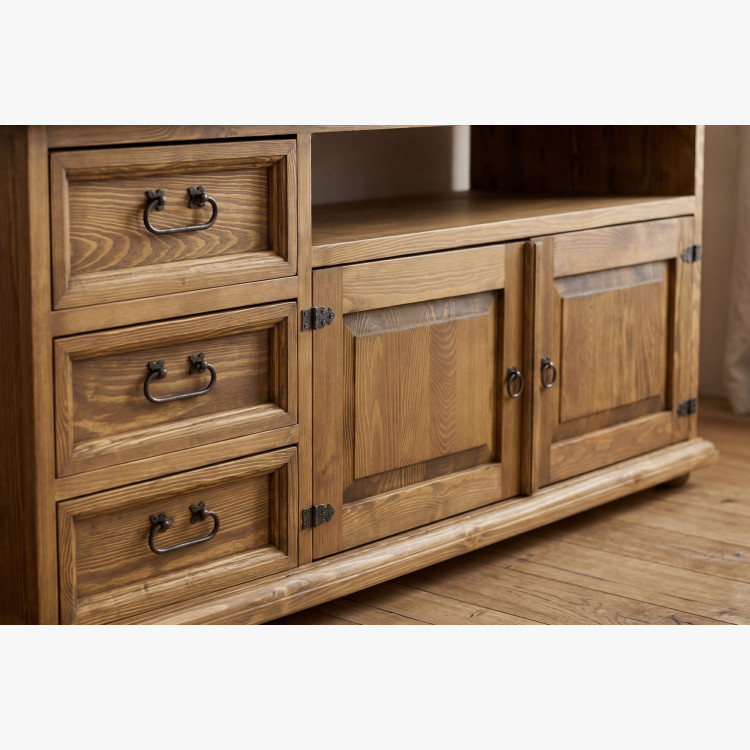 Landhaus TV-Kommode aus Massivholz Typ 107
